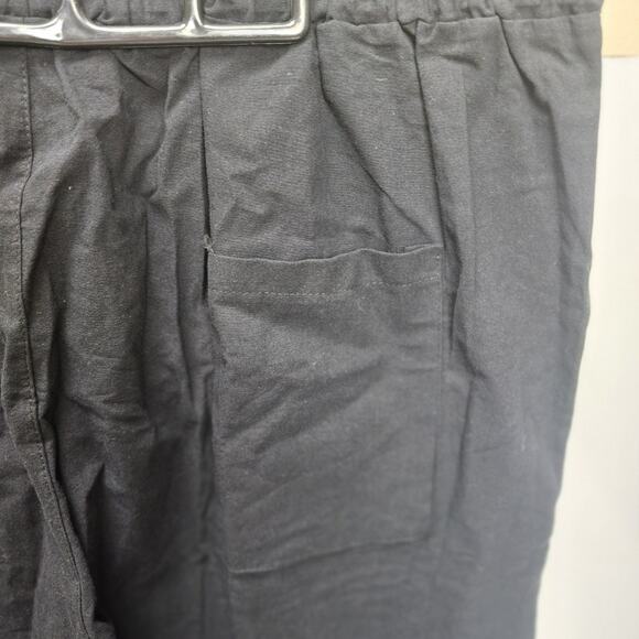 Women's Pull-On Drawstring Capri's w/ Pockets & Leg Side Slit Shorts Size 2XL - Picture 3 of 4